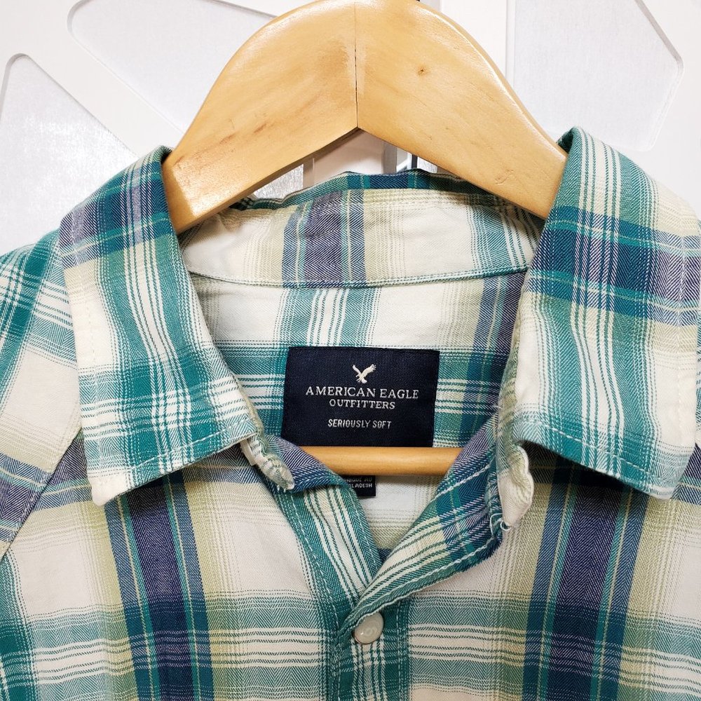 Women's Button Shirt, American Eagle, Sz M